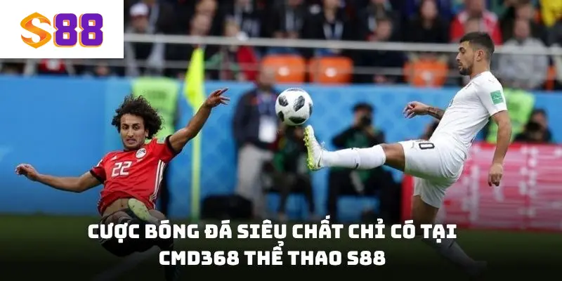 Cược bóng đá siêu chất chỉ có tại CMD368 thể thao S88