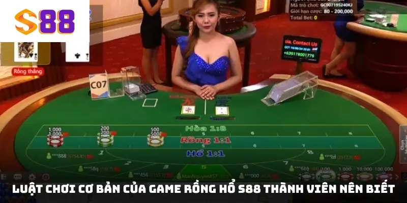Luật chơi cơ bản của game Rồng hổ S88 thành viên nên biết
